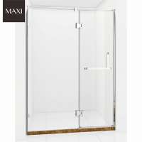 Hotel simple glass shower room, bathroom shower door