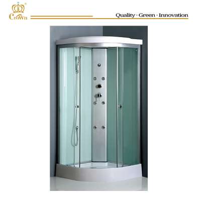 shower cabin,steam shower room,shower enclosure cast iron bath tub in stainless steel skirt