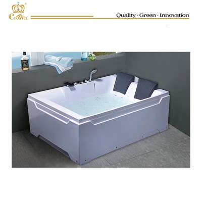 china freestanding cheap classic bath crock double whirlpool corner bathtub