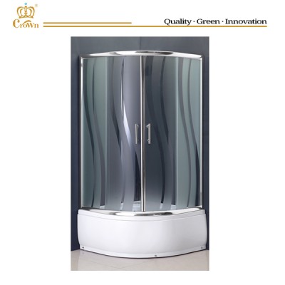 Hotel Alloy Prefabricated Tempered Glass Whole Unit Cabin Design Bathroom Shower Room